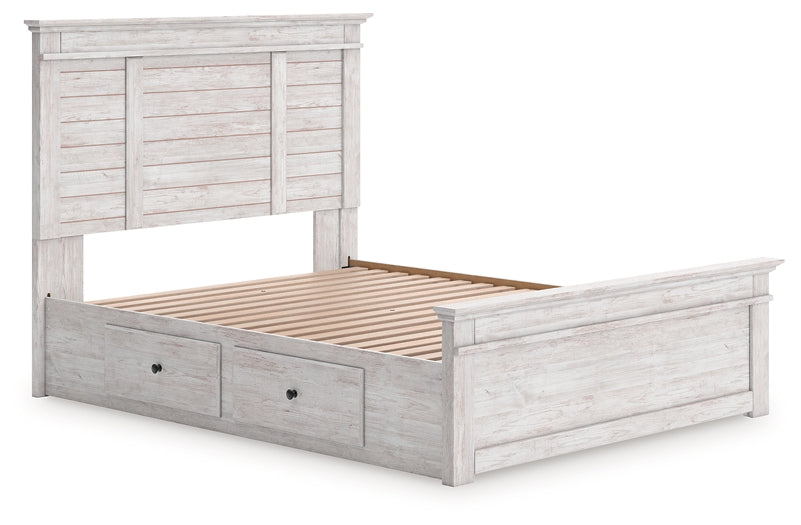 Makidern  Panel Storage Bed