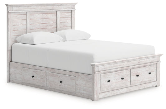 Makidern  Panel Storage Bed