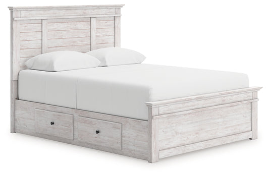 Makidern  Panel Storage Bed