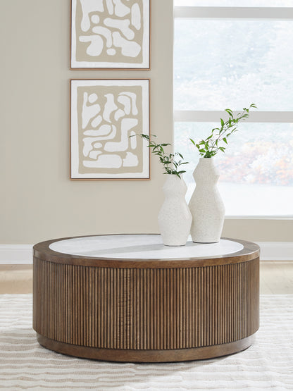 Hadonna Round Cocktail Table