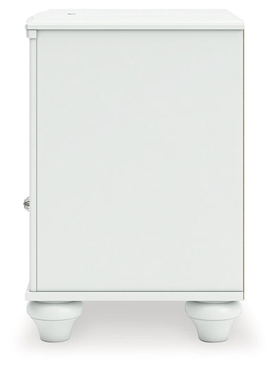 Kozlani  Upholstered Panel Bed, Dresser, Mirror And Nightstand