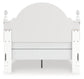 Kozlani  Upholstered Panel Bed, Dresser And Mirror
