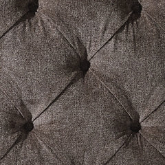 Bruchandi  Upholstered Panel Bed With Mirrored Dresser And Nightstand