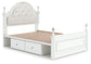 Kozlani  Upholstered Panel Storage Bed, Dresser, Mirror And Nightstand