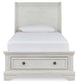 Robbinsdale  Sleigh Storage Bed