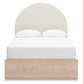 Arloster  Upholstered Panel Bed With Storage
