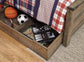 Trinell  Bookcase Bed With Storage