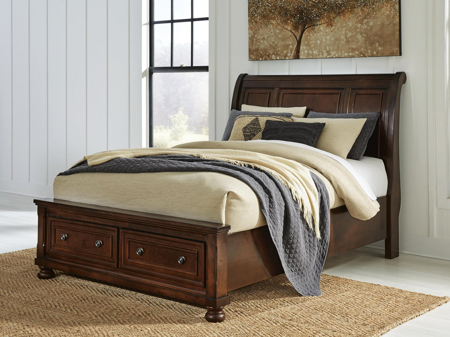 Porter  Sleigh Storage Bed