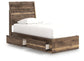 Chirason  Panel Bed With Storage