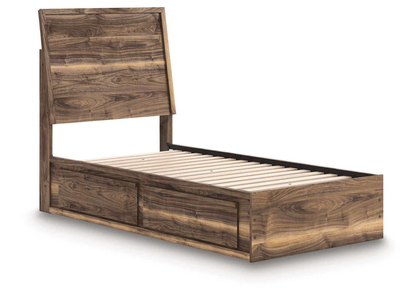 Chirason  Panel Bed With Storage