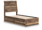 Chirason  Panel Bed With Storage