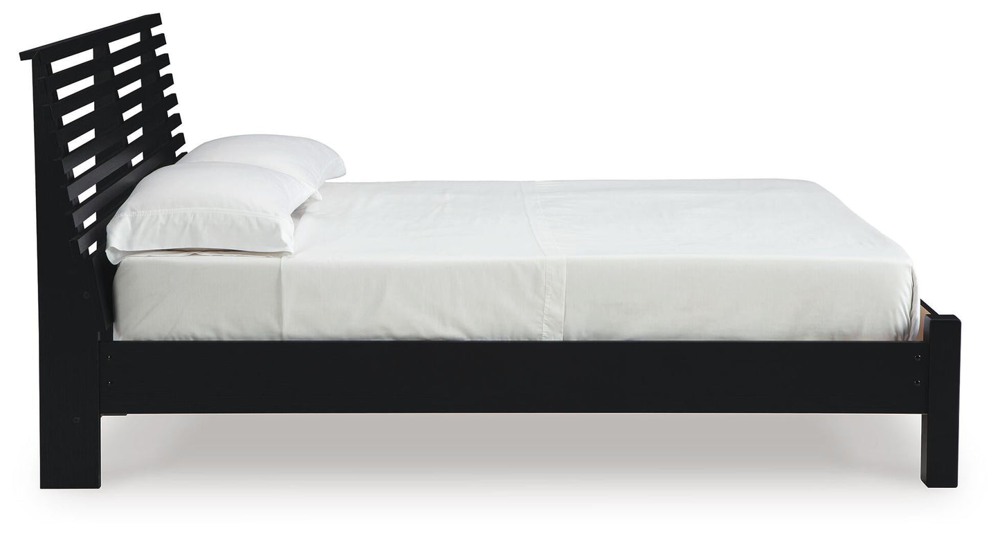 Danziar  Slat Panel Bed