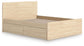 Onita  Panel Platform Bed With 1 Side Storage