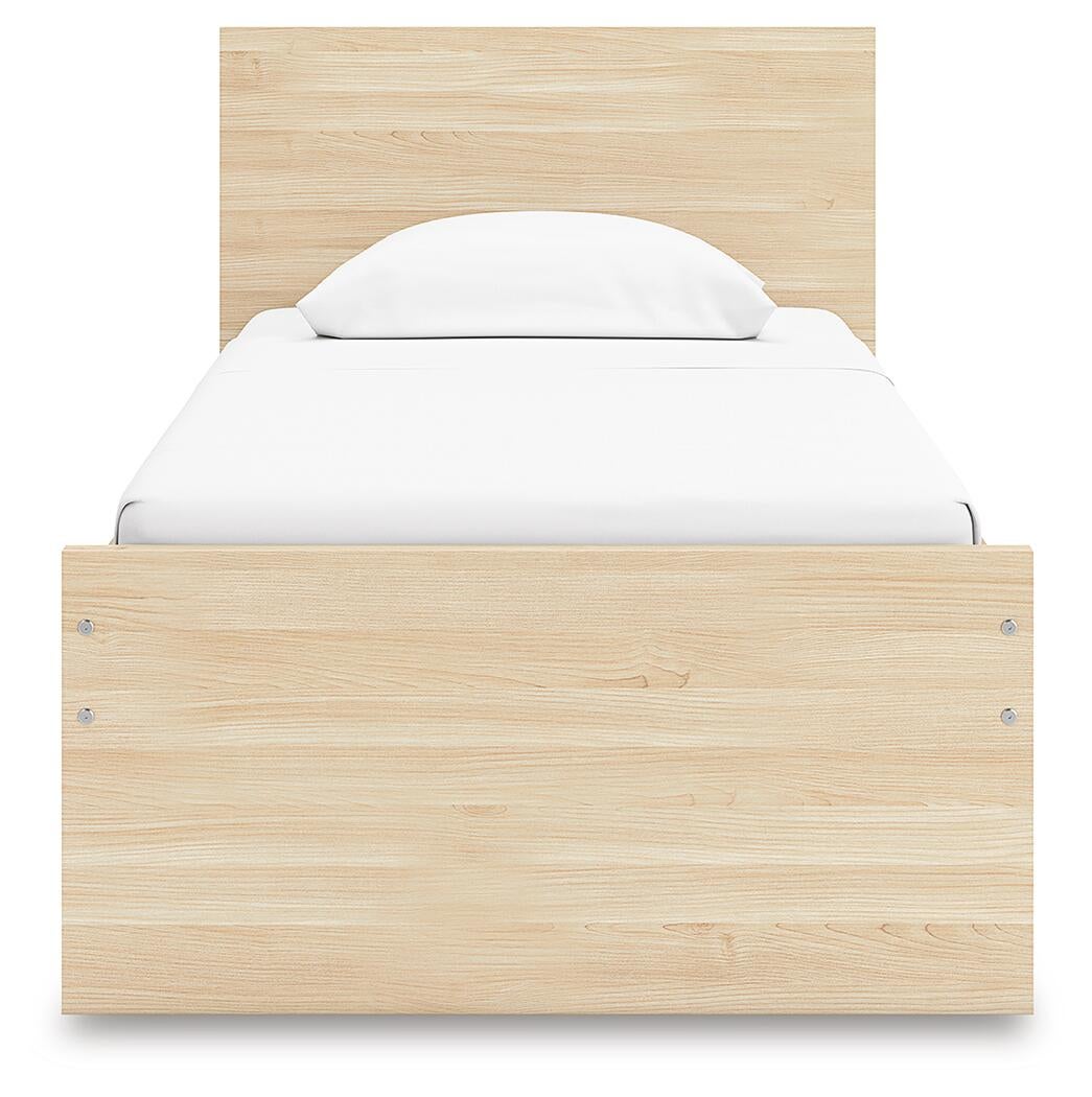 Onita  Panel Platform Bed With 1 Side Storage