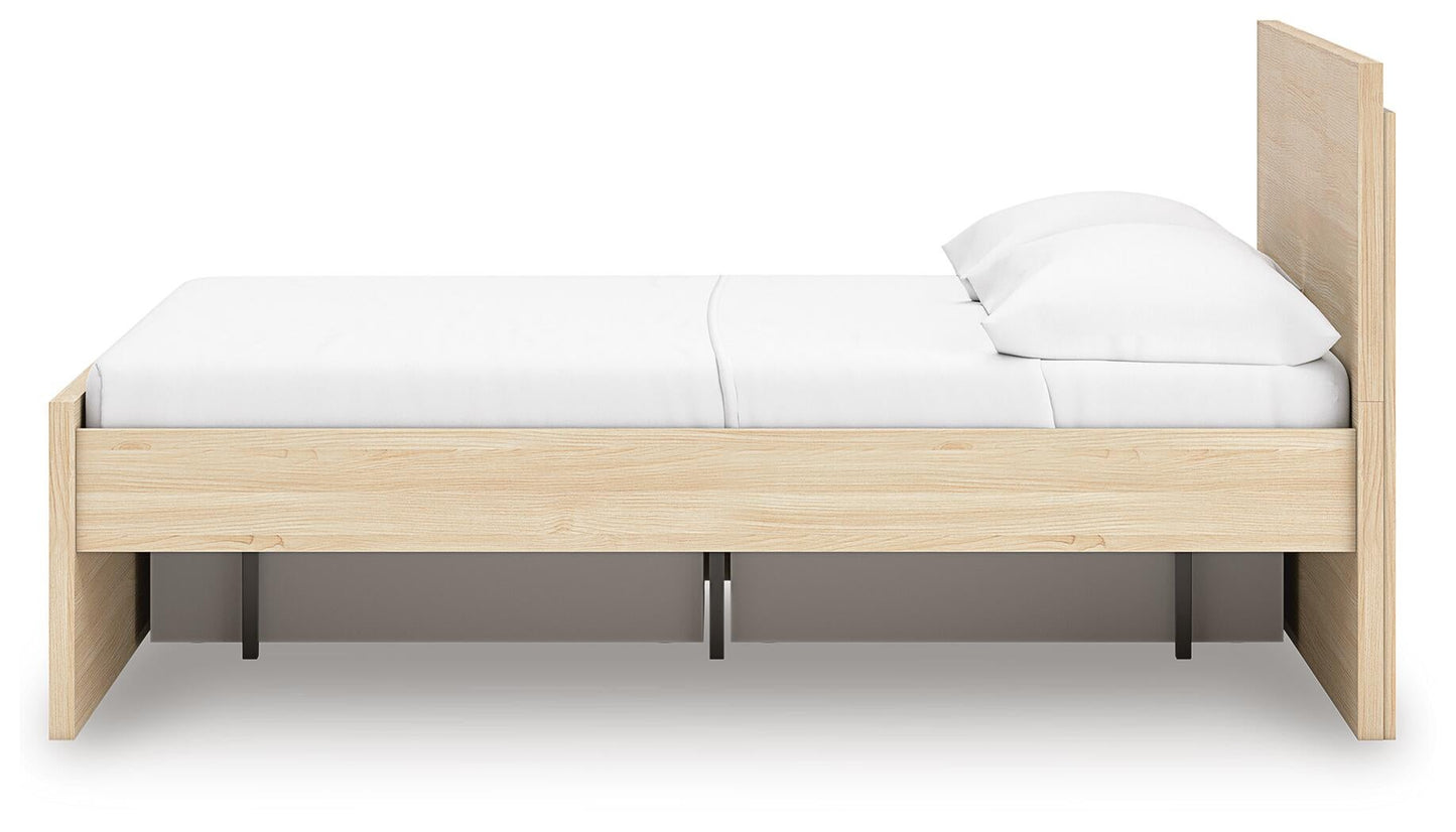 Onita  Panel Platform Bed With 1 Side Storage