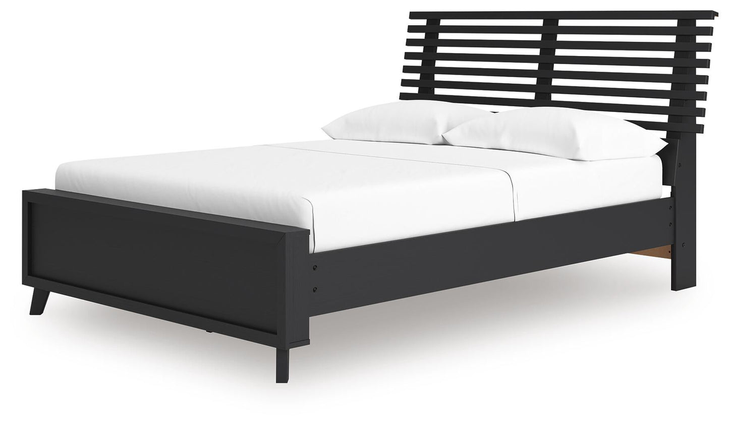 Danziar  Slat Panel Bed