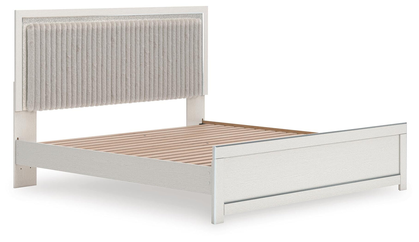 Zuraleus  Upholstered Panel Platform Bed