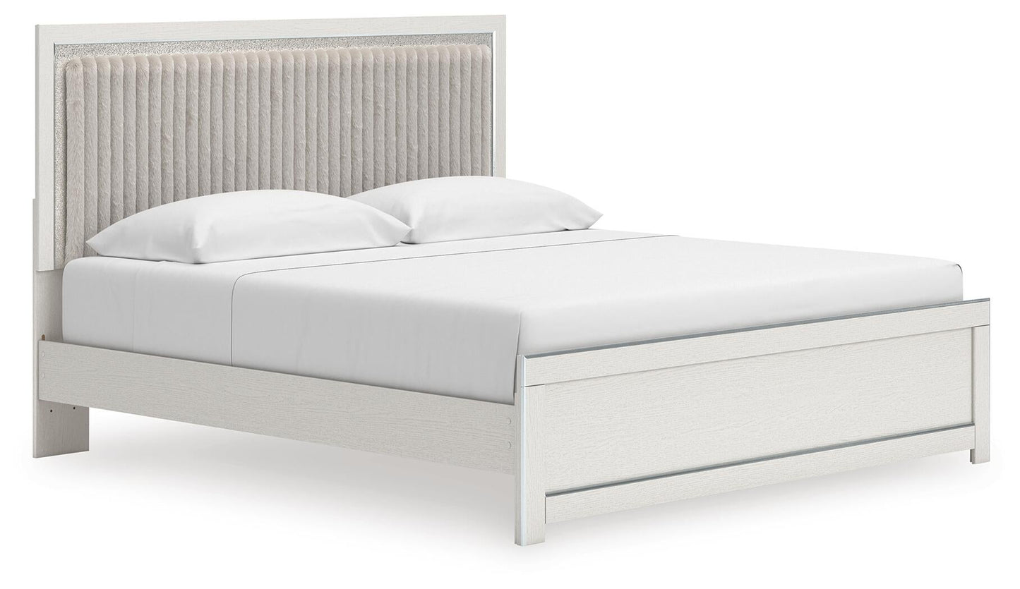 Zuraleus  Upholstered Panel Platform Bed