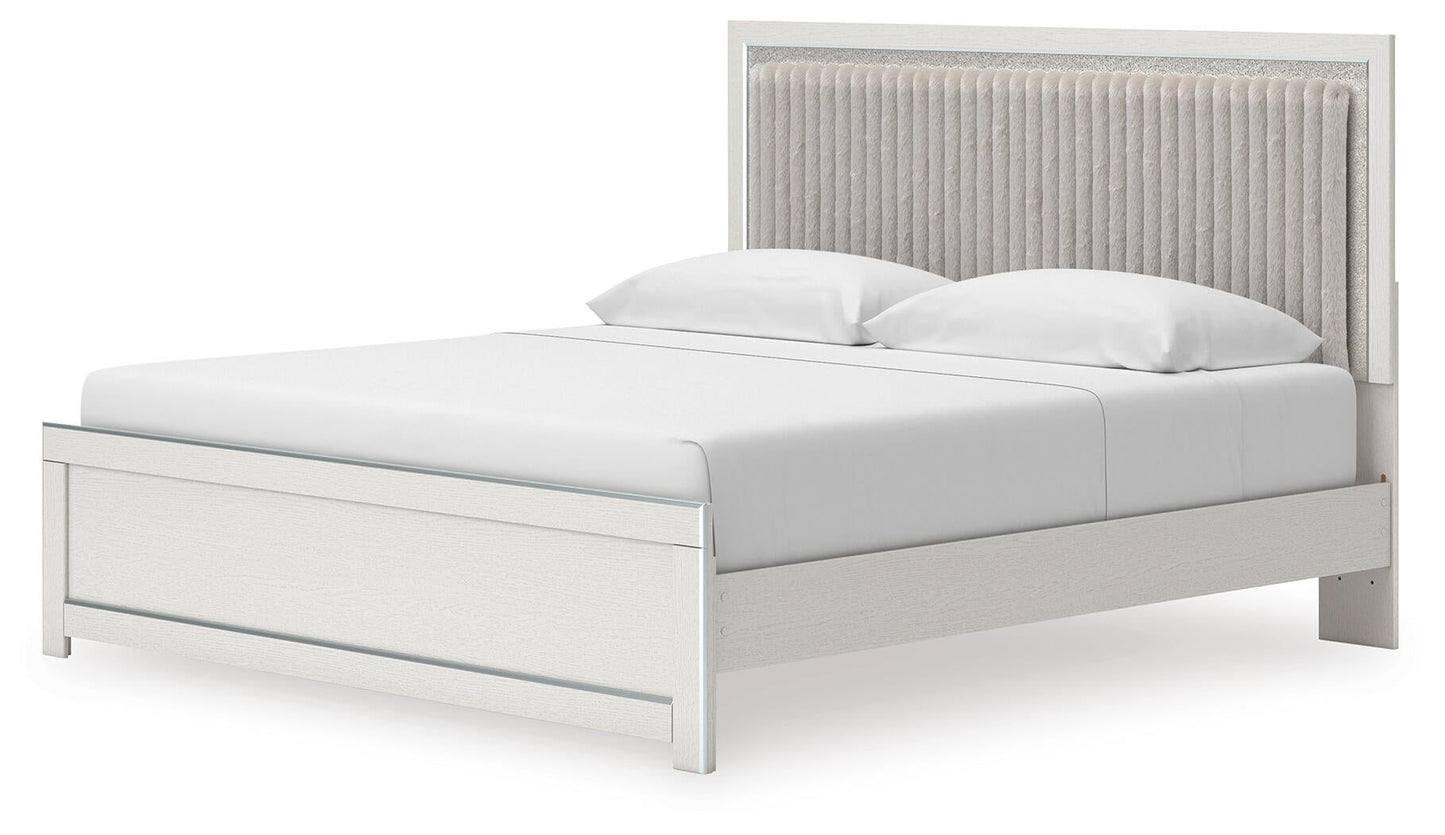 Zuraleus  Upholstered Panel Platform Bed