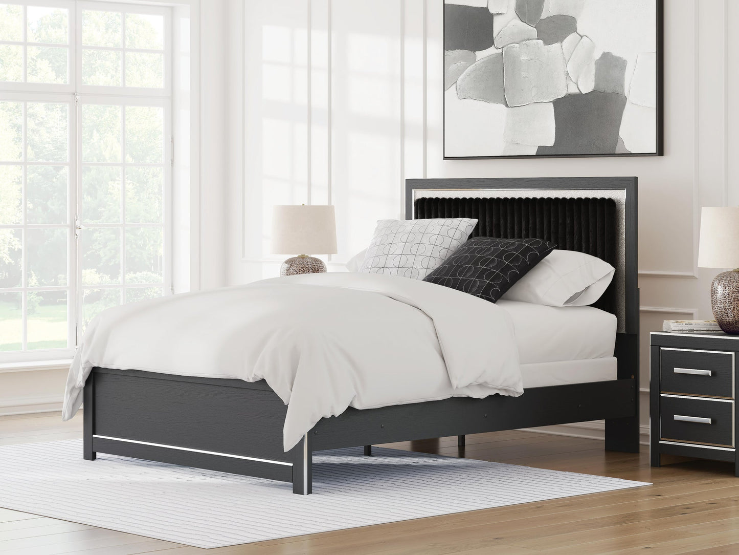 Zuraleus  Upholstered Panel Bed