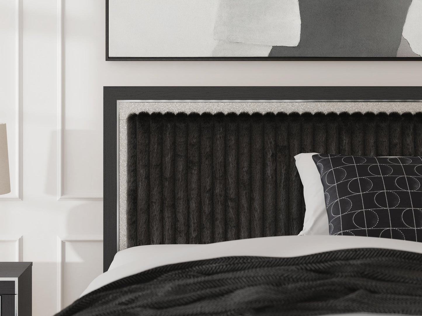 Zuraleus  Upholstered Panel Bed
