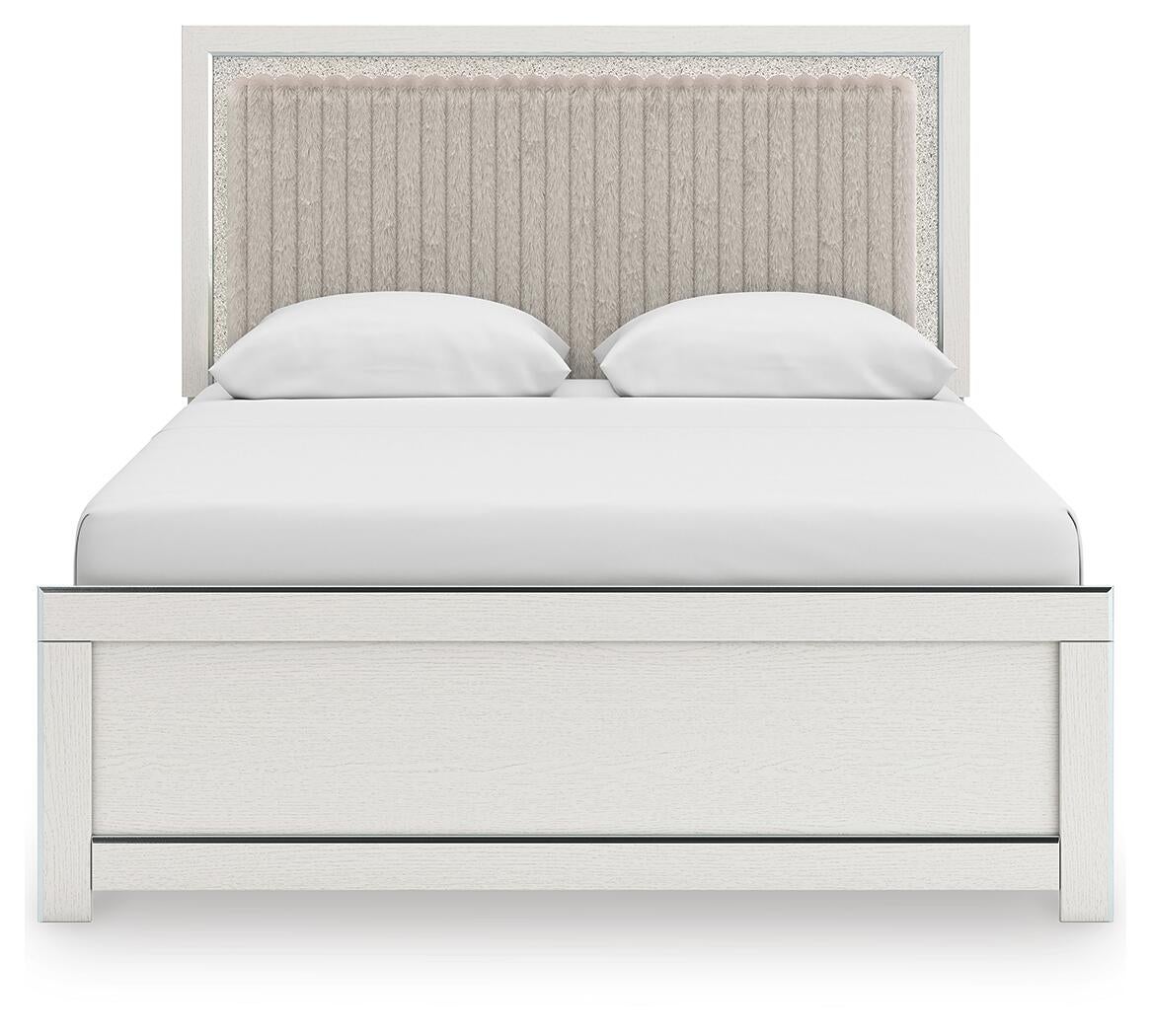 Zuraleus  Upholstered Panel Platform Bed