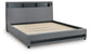 Verishaw California  Upholstered Bed With Wireless Audio
