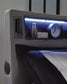 Verishaw California  Upholstered Bed With Wireless Audio