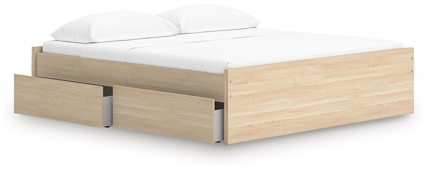 Onita  Platform Bed With 2 Side Storage