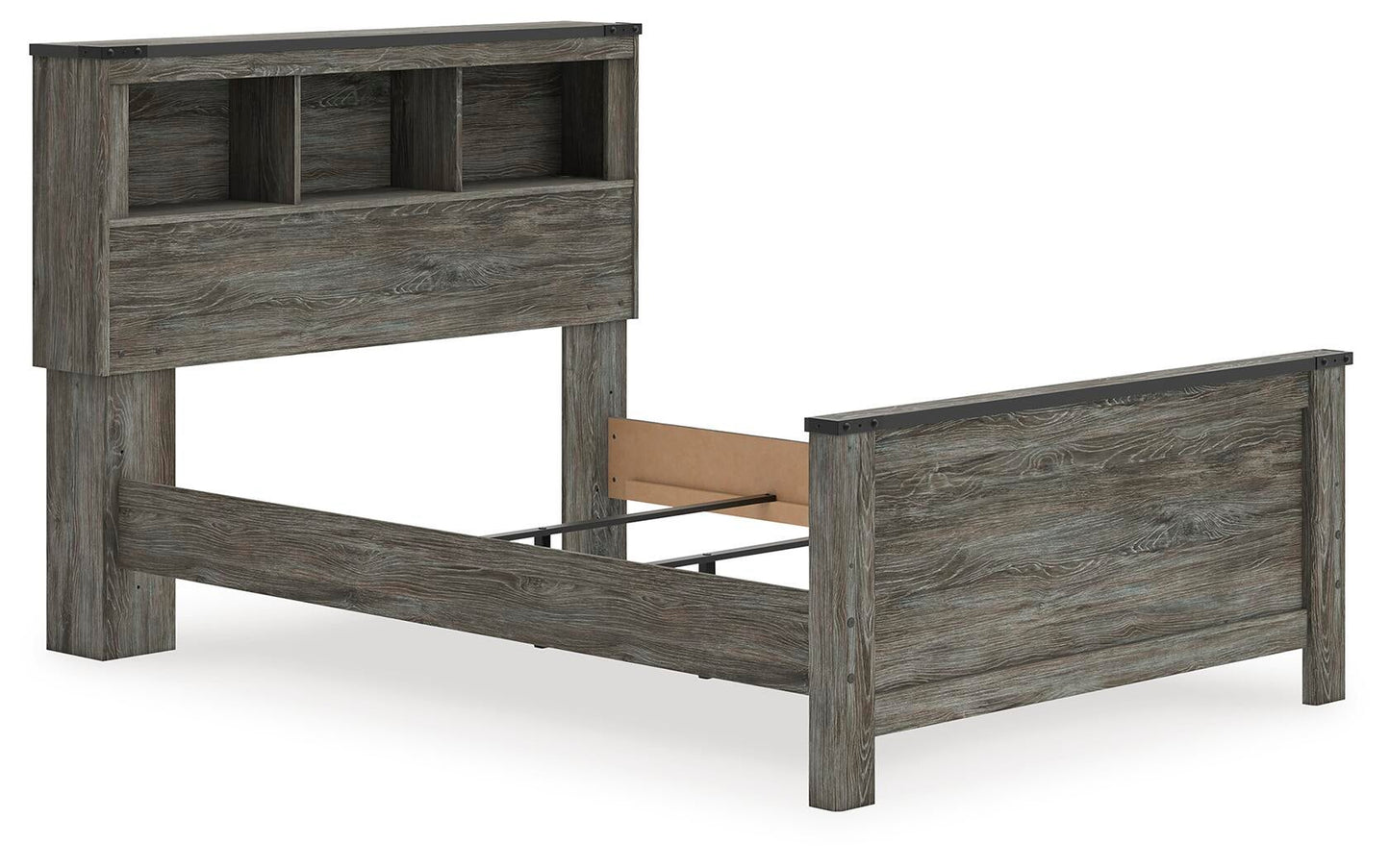 Frandern  Bookcase Panel Bed