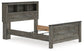 Frandern  Bookcase Panel Bed