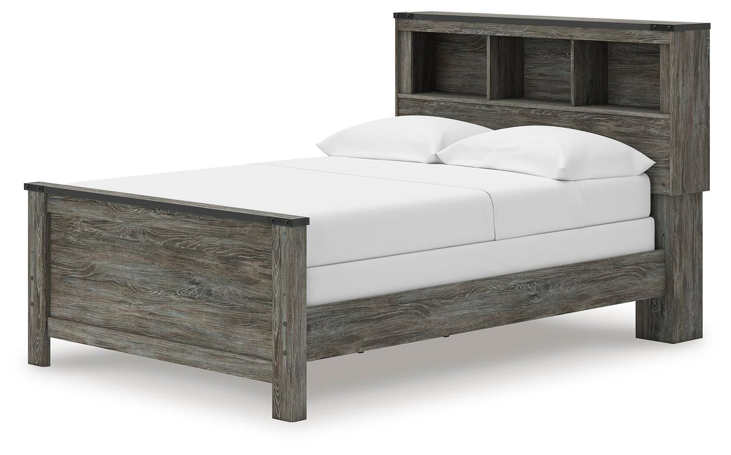 Frandern  Bookcase Panel Bed