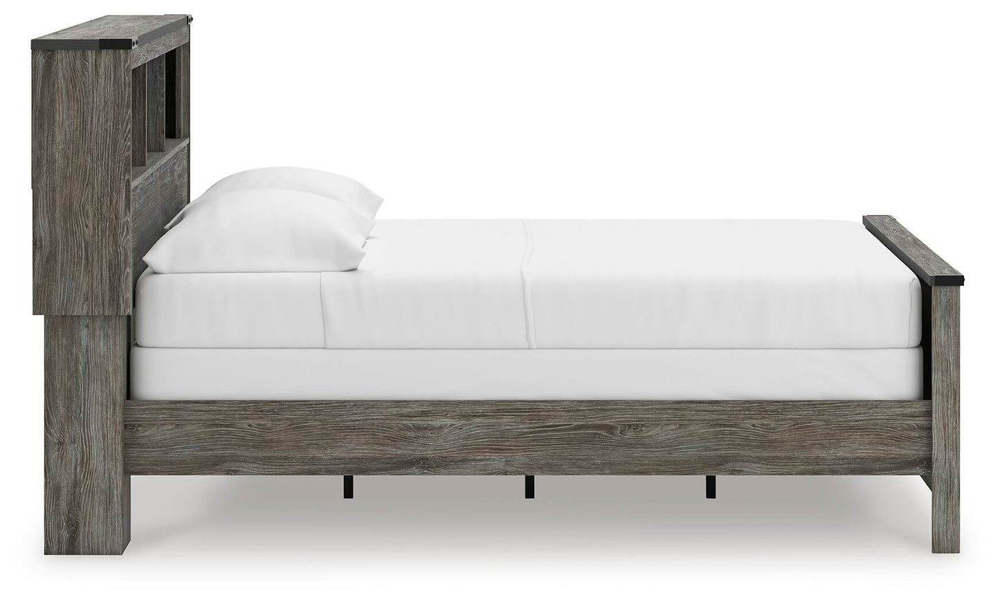 Frandern  Bookcase Panel Bed