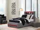 Verishaw  Upholstered Bed With Wireless Audio