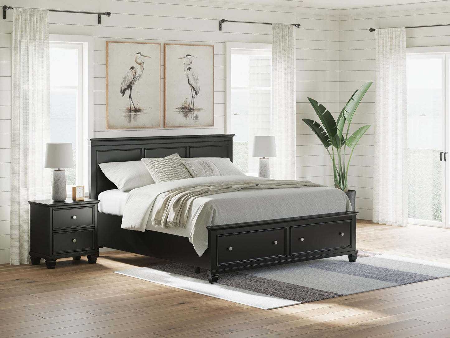 Lanolee  Panel Storage Bed