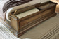 Frantanna California  Panel Storage Bed