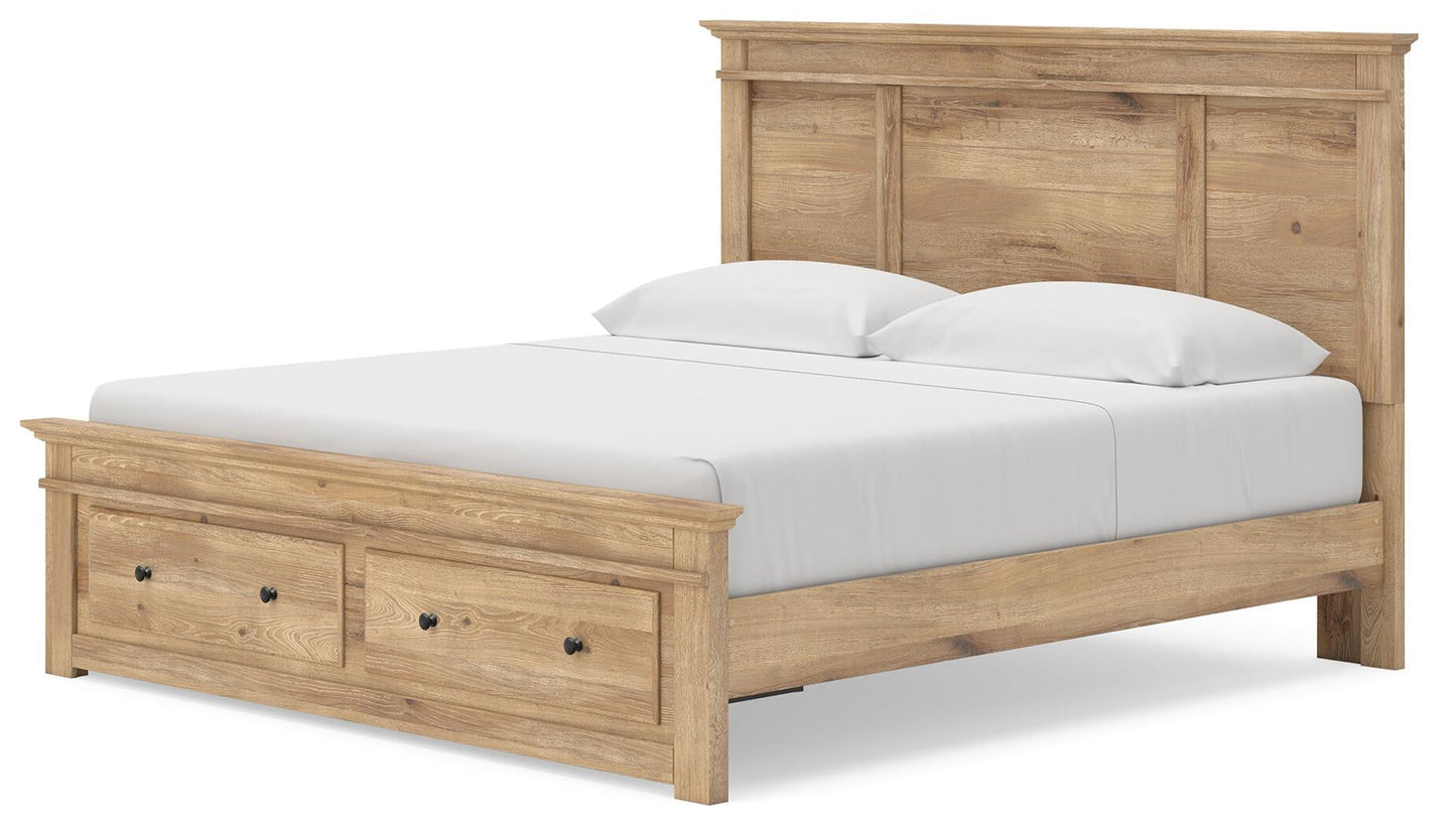 Makidern  Panel Storage Bed