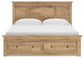 Makidern  Panel Storage Bed