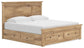 Makidern  Panel Storage Bed