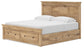 Makidern  Panel Storage Bed