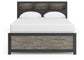 Broachmyn  Bookcase Panel Bed