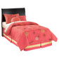 Huey Vineyard  Sleigh Headboard Bed With Mirrored Dresser