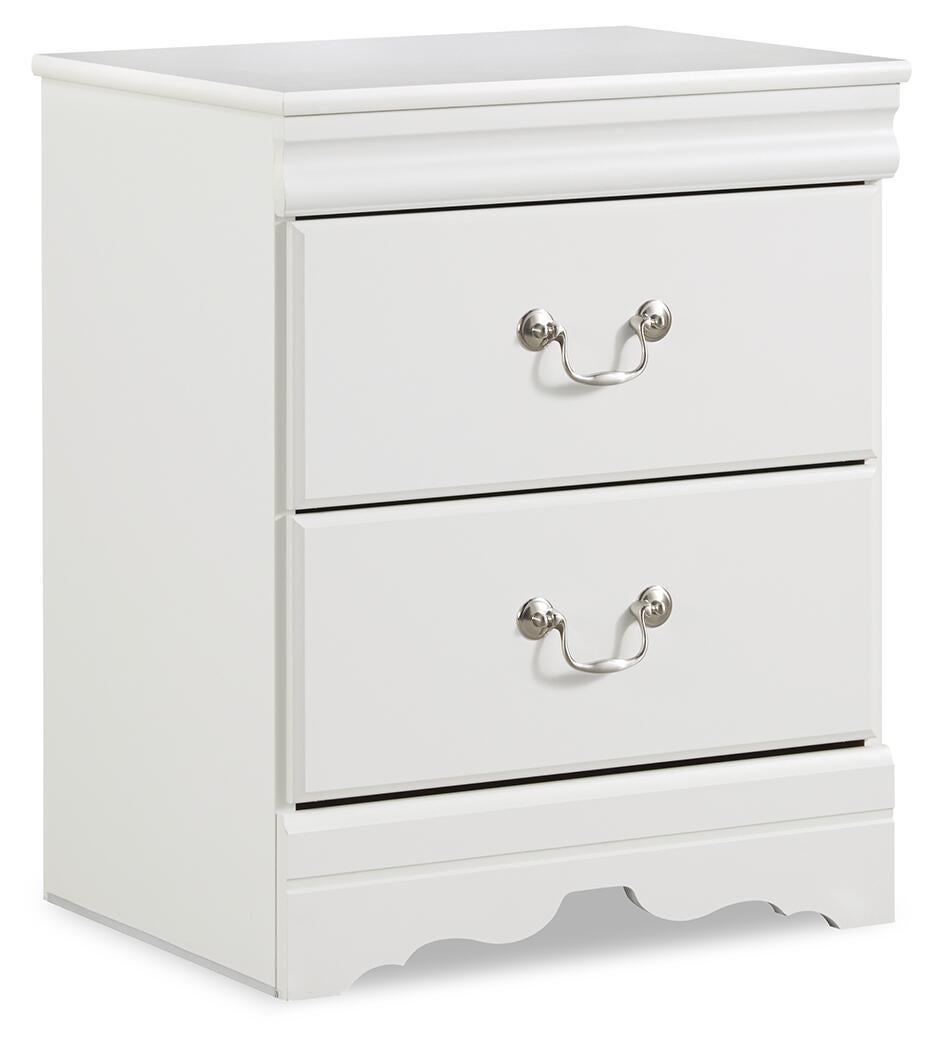 Anarasia  Sleigh Headboard, Dresser, Mirror, Chest And Nightstand