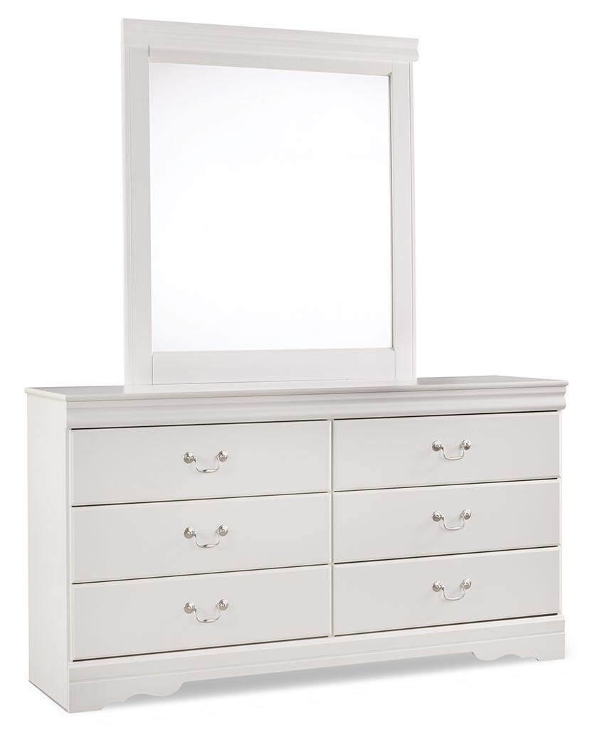 Anarasia  Sleigh Headboard, Dresser And Mirror