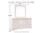 Anarasia  Sleigh Headboard, Dresser And Mirror