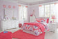 Anarasia  Sleigh Headboard, Dresser And Mirror