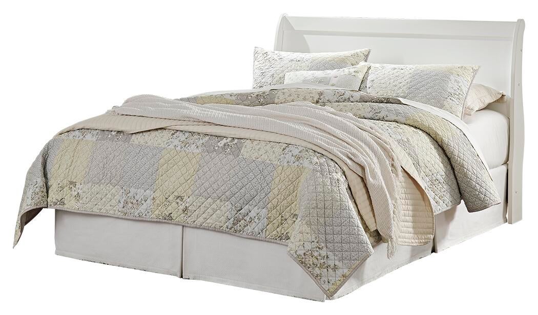 Anarasia  Sleigh Headboard, Dresser, Mirror, Chest And Nightstand