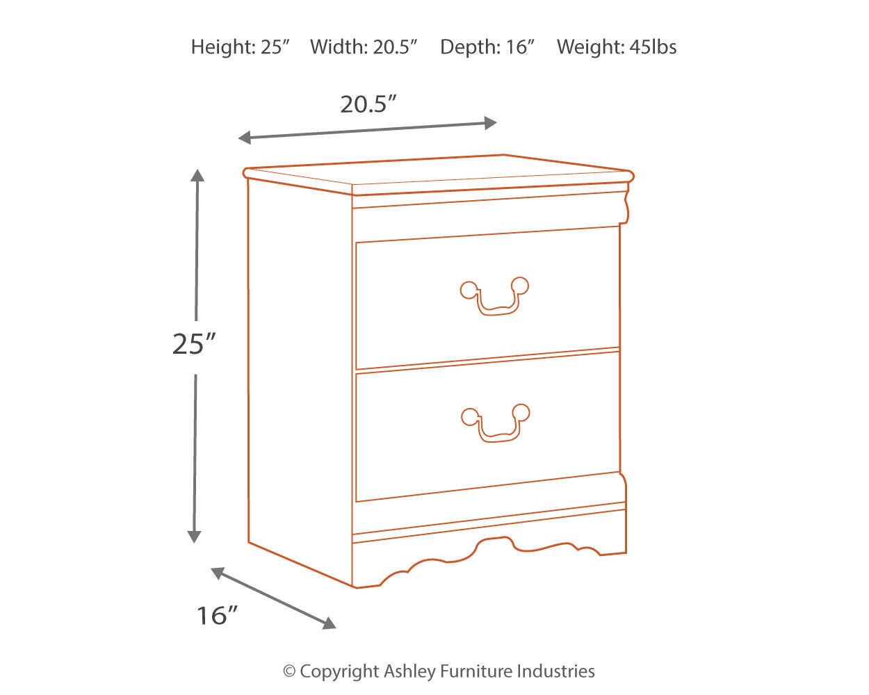 Anarasia  Sleigh Headboard, Dresser, Mirror, Chest And Nightstand