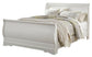 Anarasia  Sleigh Bed With Mirrored Dresser, Chest And Nightstand