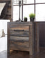 Drystan /California King Bookcase Headboard, Dresser, Mirror, Chest And Nightstand